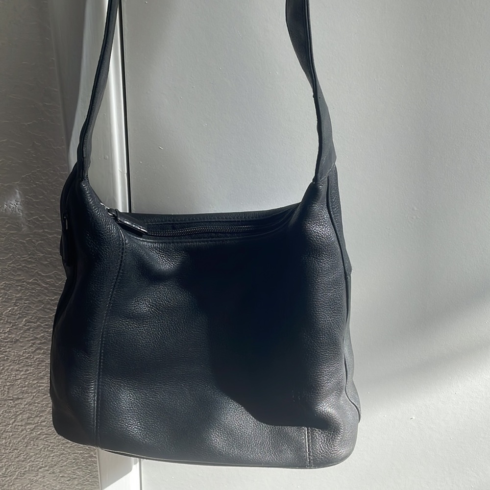 - Charter club leather black purse